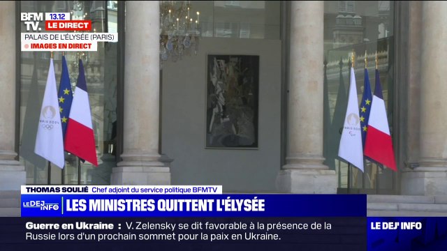 Ultime conseil des ministres du gouvernement Attal: Gérald Darmanin quitte l'Élysée