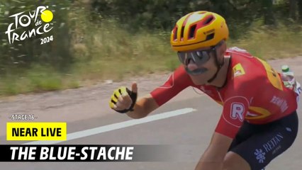 The blue-stache  - Stage 16 - Tour de France 2024