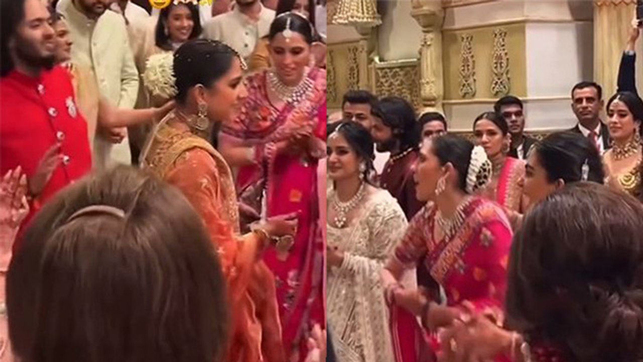 Radhika Merchant Crying On Her Vidai, Isha And Shloka Dance to Cheer Her Up Inside Video Viral