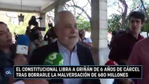 El Constitucional libra a Griñán de 6 años de cárcel tras borrarle la malversación de 680 millones