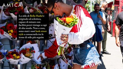 Elogio del vintage. I look street style di Bella Hadid a Luglio