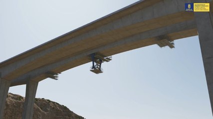 Obras viaducto Guiniguada