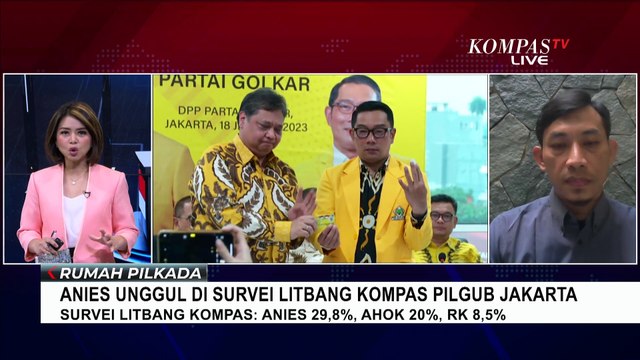 Anies Unggul di Pilgub Jakarta, Peluang Sosok Baru Masih Ada? Begini Kata Peneliti Litbang Kompas