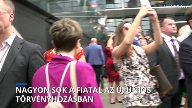 Sok a fiatal képviselő az új Európai Parlamentben