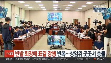 여 반발 퇴장에 야 표결 강행 되풀이…상임위 곳곳서 극한 충돌