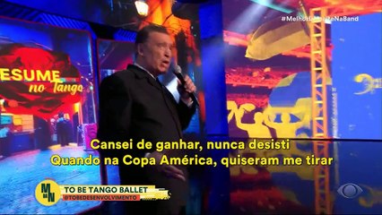 Alberto Cabañas "Resume no Som" os resultados do futebol em ritmo de tango