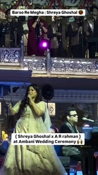 Shreya Ghoshal × AE Rahaman perform together at Anant-Radhika's Wedding Ceremony #AnantRadhikaCelebration #ARWeddingCelebrations #AnantRadhikaWedding #anantandradhika #anantambaniwedding #anantwedsradhika #AnantRadhika #radhikamerchant #anantambani