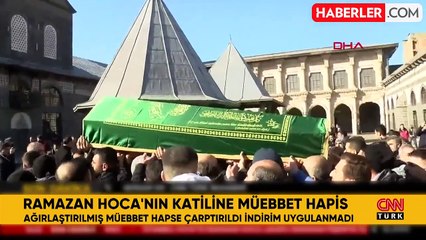 Diyarbakırlı Ramazan hoca cinayeti davasında karar: Ağırlaştırılmış müebbet hapse çarptırıldı