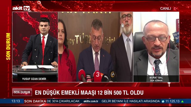 En düşük emekli maaşı 12500 lira oldu