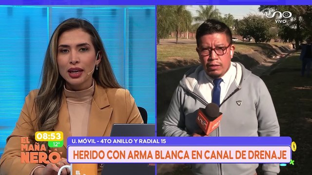 LLEGAN AMBULANCIAS POR HOMBRE EN CANAL DE DRENAJE