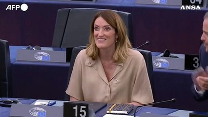 Eurocamera, Metsola rieletta presidente con il record di 562 voti