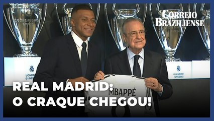 Kylian Mbappé é oficialmente apresentado no Real Madrid ⚽
