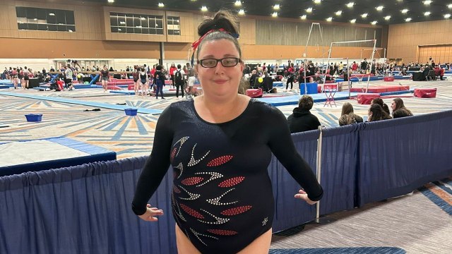 I'm a plus-size gymnast and competed in 40 competitions - the sport is for anyone