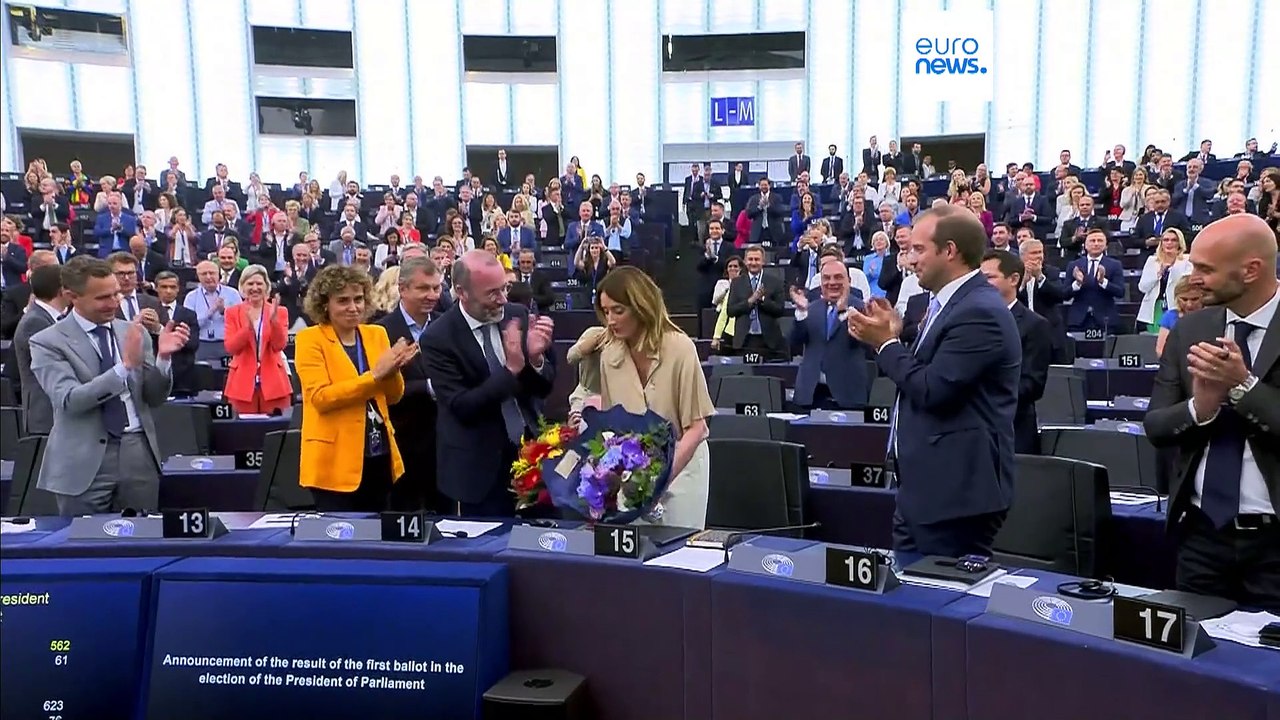 Strasburgo: Roberta Metsola rieletta presidente del Parlamento europeo