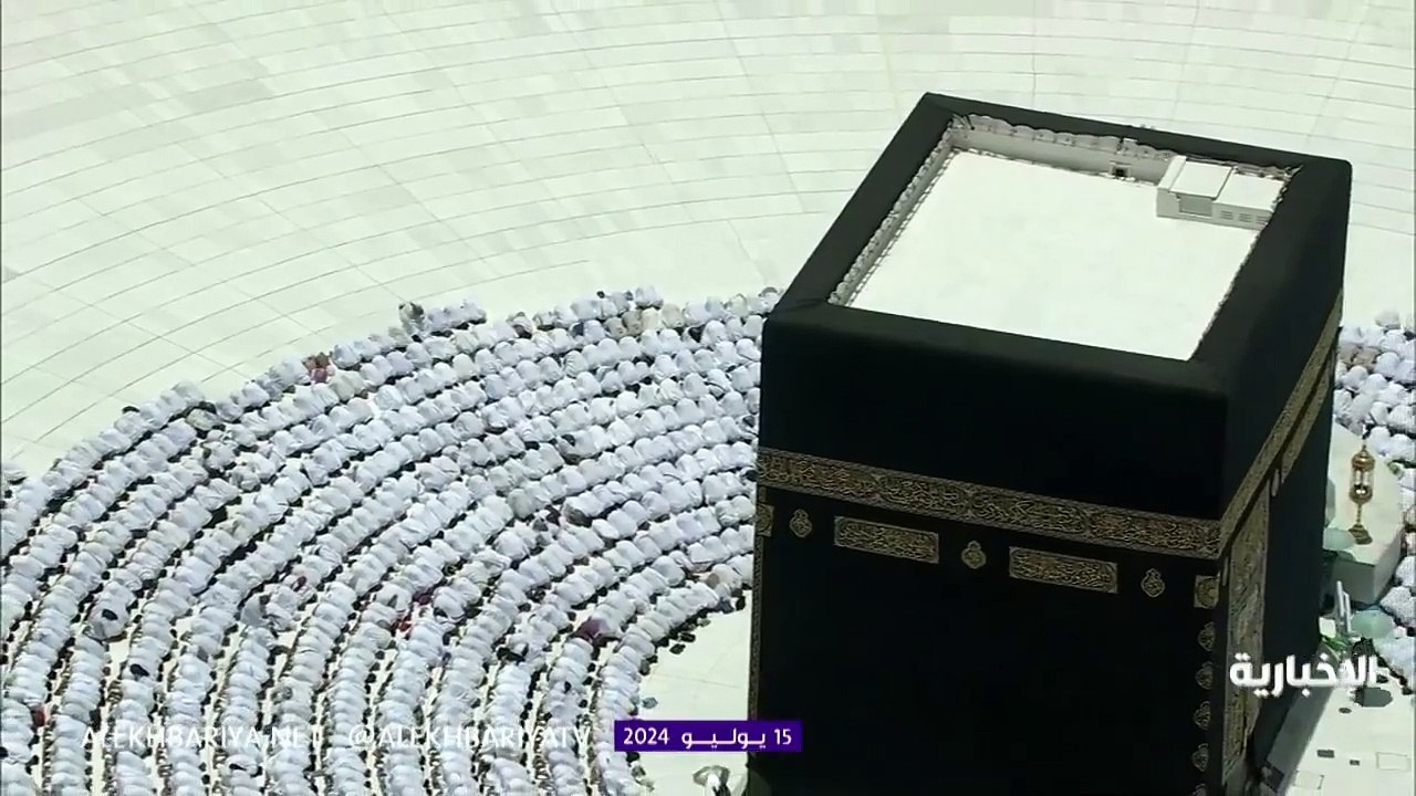 شاهد.. تعامد الشمس الأخير على الكعبة المشرفة لعام 2024