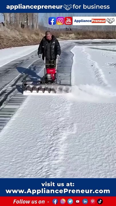 This Innovating Machine Makes Road Through The Ice #innovation The Innovating Machine fearlessly carves its way through the frozen expanse, crafting roads where none dared to exist before. Powered by innovation and
