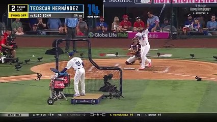 ¡Teoscar Hernández conquista el Home Run Derby 2024 con un emocionante duelo contra Bobby Witt Jr.! ⚾