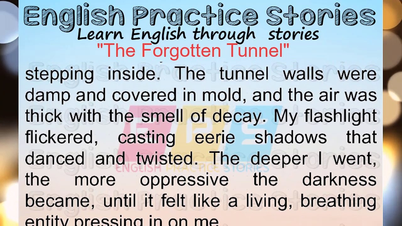 The Forgotten Tunnel | Learn English Through Story