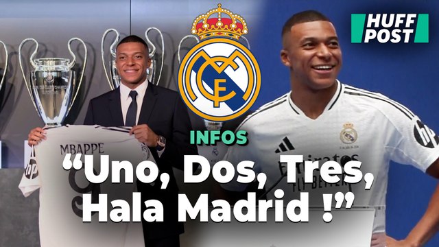Kylian Mbappé au Real Madrid : les images fortes de sa présentation à son nouveau club