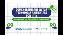 Come certificare la tua tecnologia ambientale con ETV: intervista a Giovanni D'Angelo di RINA