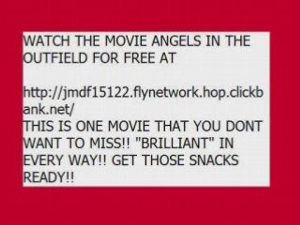 ANGELS IN THE OUTFIELD