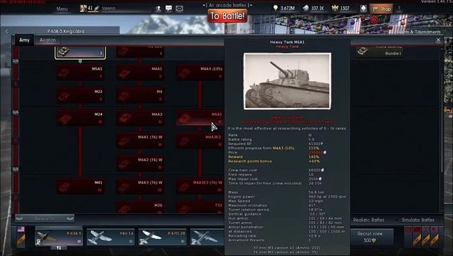 War Thunder Patch 1.45 - Additions and Ommisions