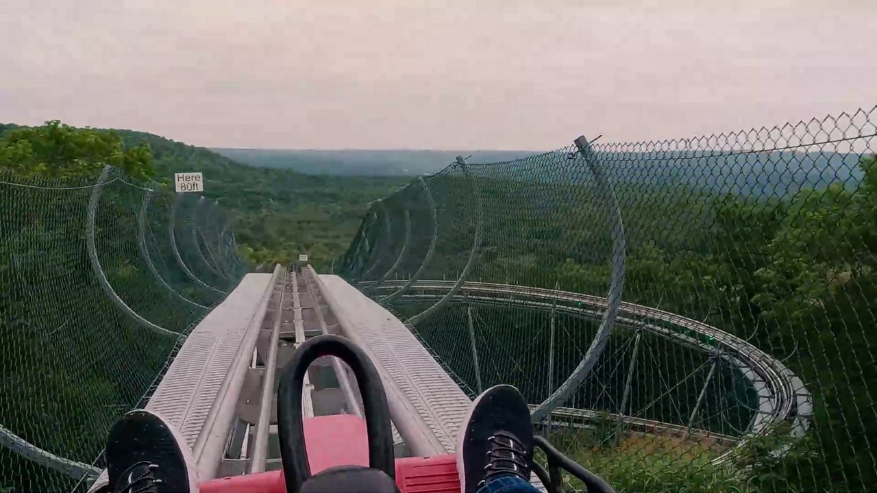 POV of Copperhead Mountain Coaster (Branson, Missouri) - 4K Alpine Coaster POV Video