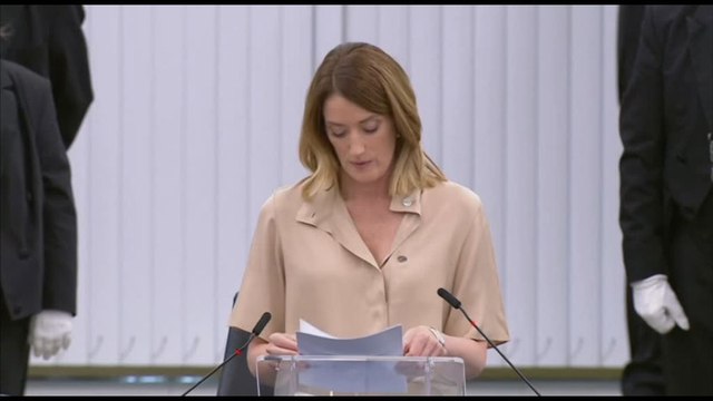 Metsola: serve un'Europa che renderebbe fieri Falcone e Borsellino