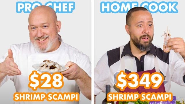$349 vs $28 Shrimp Scampi: Pro Chef & Home Cook Swap Ingredients