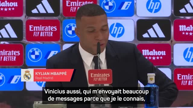Real Madrid - Mbappé : “Vinicius aussi m’a envoyé beaucoup de messages”
