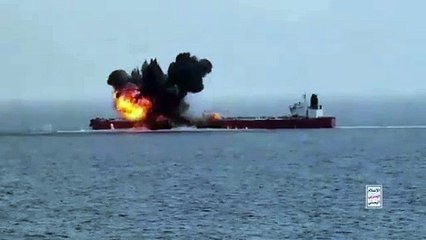 Husiler, İsrail destekçilerini affetmiyor! Dev tankeri İDA kullanarak patlattılar