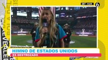 Ingrid Andress, la cantante que estaba borracha en himno de Estados Unidos