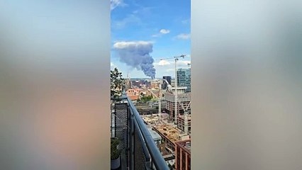 Video: Huge fire breaks out near Fort Dunlop in Birmingham