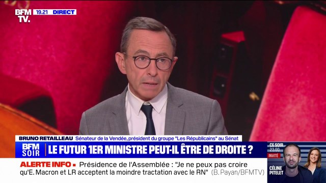 Pour Bruno Retailleau (LR), le Rassemblement national est un parti girouette sur tous les sujets