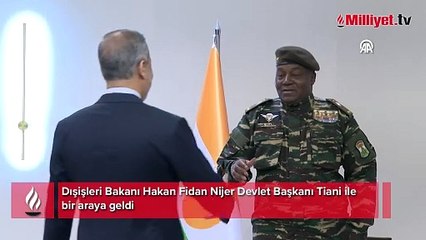 Bakan Fidan, Nijer Devlet Başkanı Tiani ile Görüştü 🇳🇪