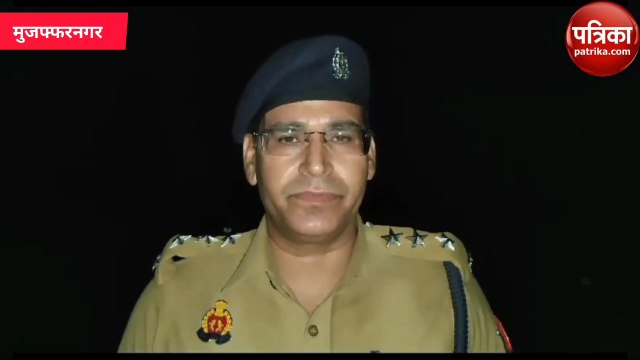 मुजफ्फरनगर में पुलिस बदमाशों के बीच मुठभेड़