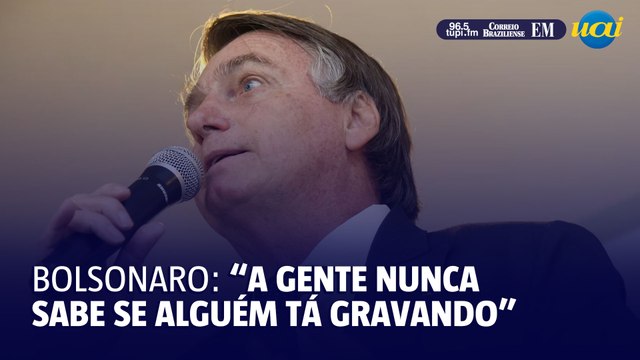 A gente nunca sabe se alguém tá gravando , diz Bolsonaro, em reunião gravada por Ramagem