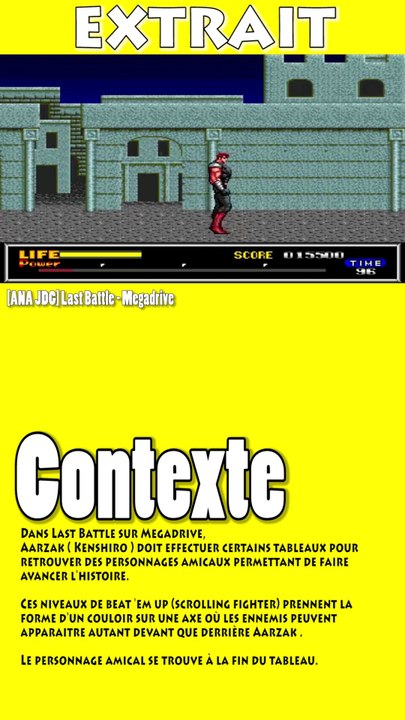 Trouver un personnage amical dans Last Battle