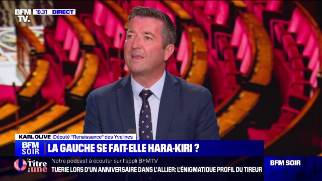 Pour Karl Olive (Renaissance), le camp présidentiel et la gauche républicaine auront à travailler ensemble