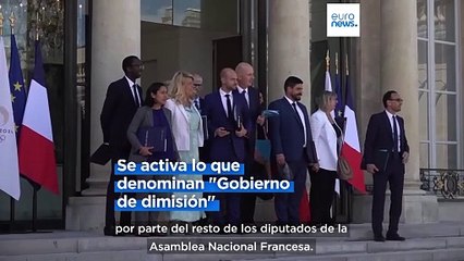 Emmanuel Macron acepta la dimisión del primer ministro Gabriel Attal