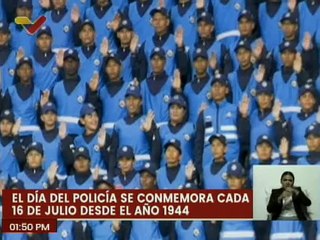 Venezuela celebra el Día del Policía cada 16 de julio en honor a los órganos de seguridad del Estado