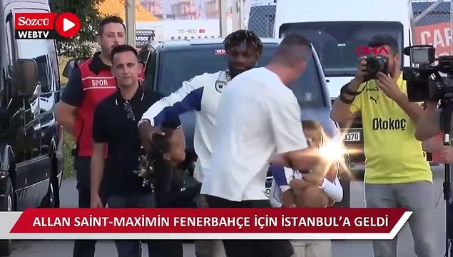 Allan Saint-Maximin Fenerbahçe için İstanbul’a geldi