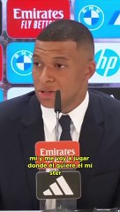 La confesión de Mbappé sobre su posición