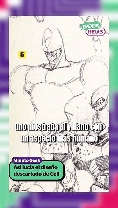 Akira Toriyama descartó un diseño humano para Cell en DBZ | Reporte Indigo