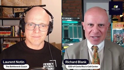 Cracking The Entrepreneur Bottleneck with Laurent Notin. A business created on grit by Richard Blank