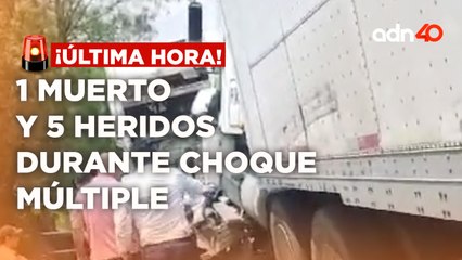 ¡Última Hora! Al menos un muerto y 5 heridos por choque multiple en la Guadalajara-Morelia