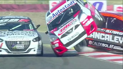 Turismo Nacional 2024 San Nicolas Qualifying 2 C2 Guevara Calderon Big Crash