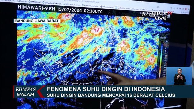 Fenomena Suhu Dingin di Indonesia, Kota Bandung Capai 16 Derajat Celcius