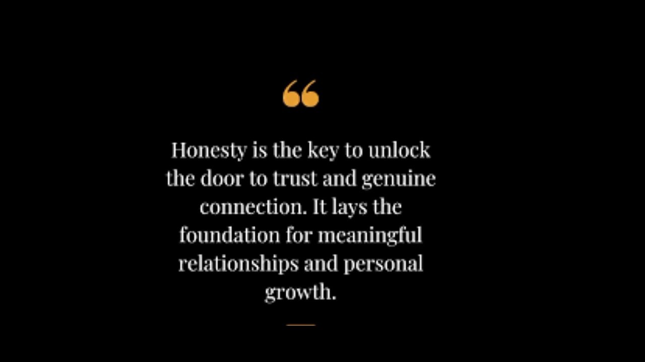Honesty Qoutation