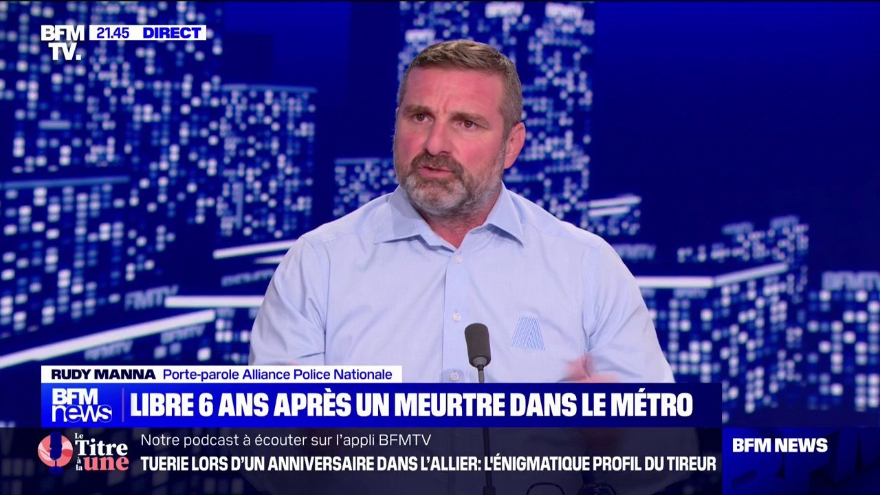 Rudy Manna (porte-parole d'Alliance Police nationale): "La plupart des policiers et des gendarmes ont peur des attaques au couteau"